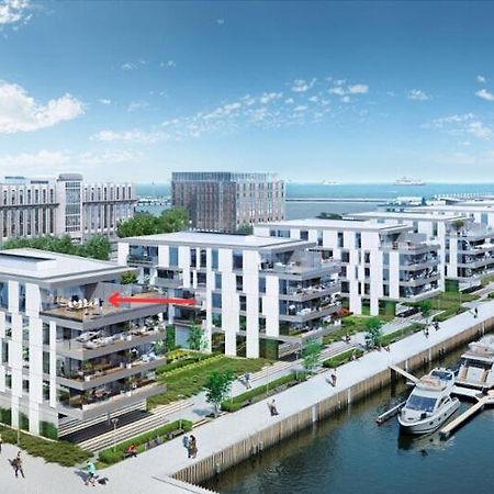 Apartament Faltom 26 Yacht Park Z Tarasem Гдиня Екстериор снимка