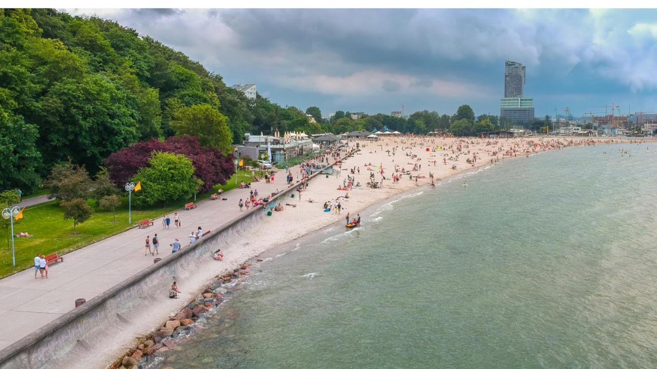 Apartament Faltom 26 Yacht Park Z Tarasem Гдиня Екстериор снимка