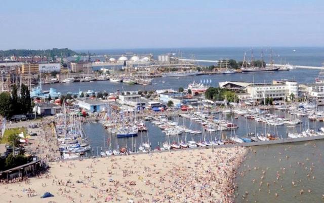 Apartament Faltom 26 Yacht Park Z Tarasem Гдиня Екстериор снимка